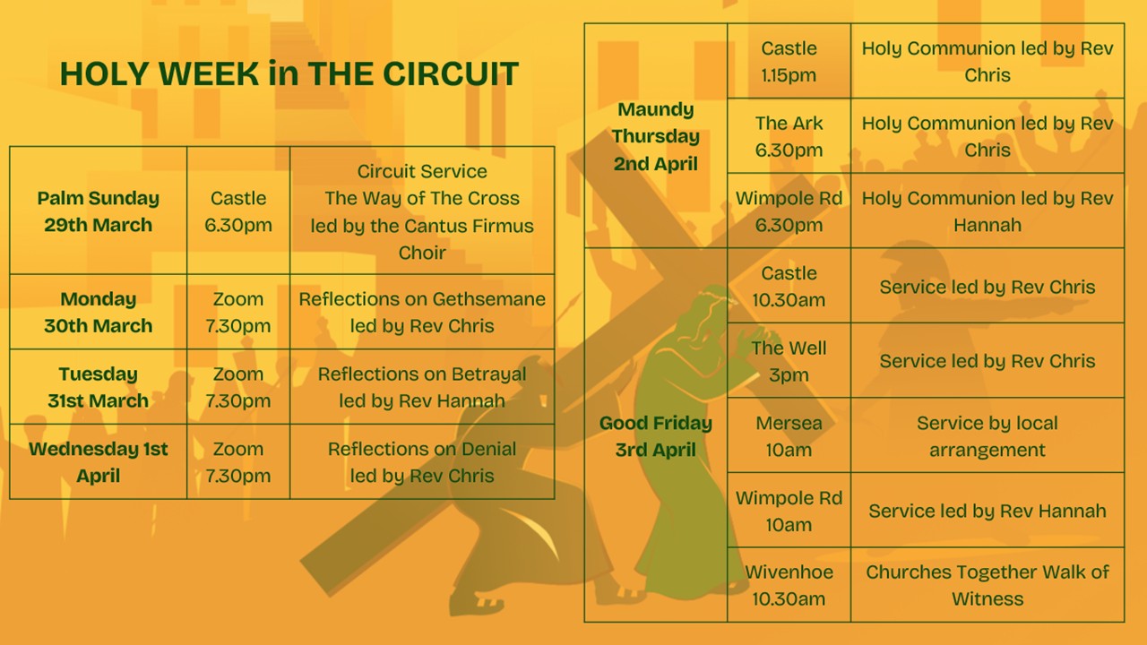 8-3-2026 Morning - Holy Week